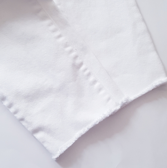 JOE FRESH White Slim Fit Raw Hem Denim Jeans - Picture 6 of 8